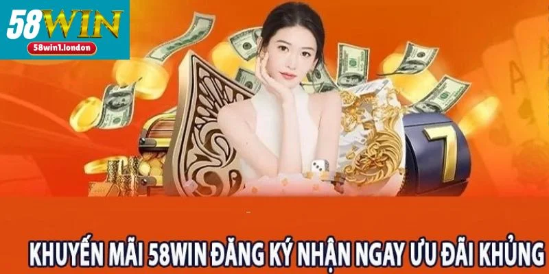 Nhà cái đem đến đa dạng chương trình khuyến mãi 58WIN hấp dẫn.