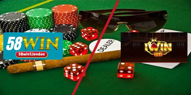 So sánh 58WIN với Iwin chi tiết về các ưu đãi độc quyền. 